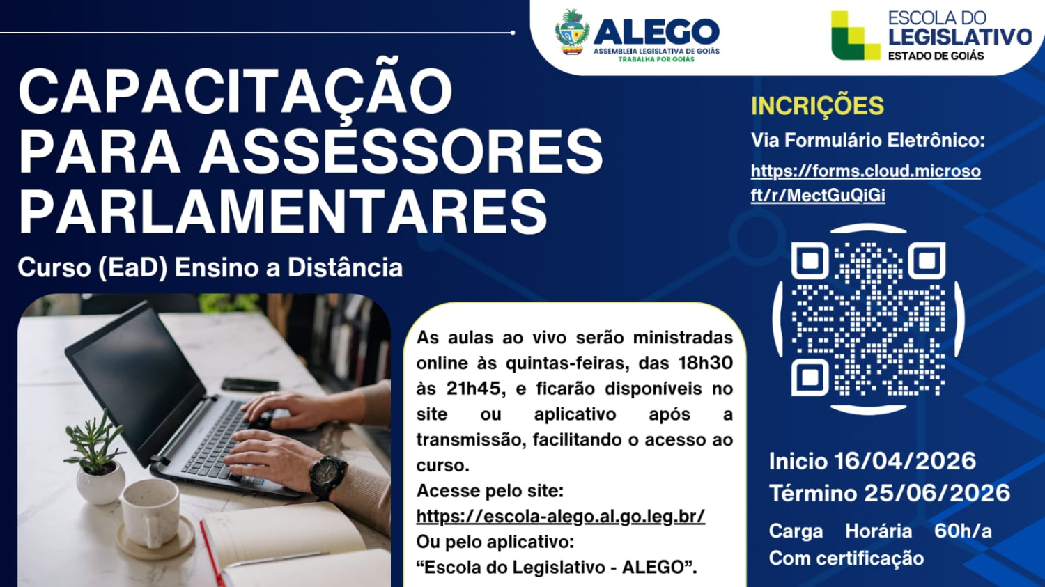 Capacitação para assessores parlamenteares