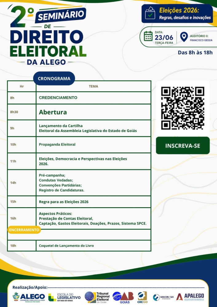 2º Seminário de Direito Eleitoral da Alego